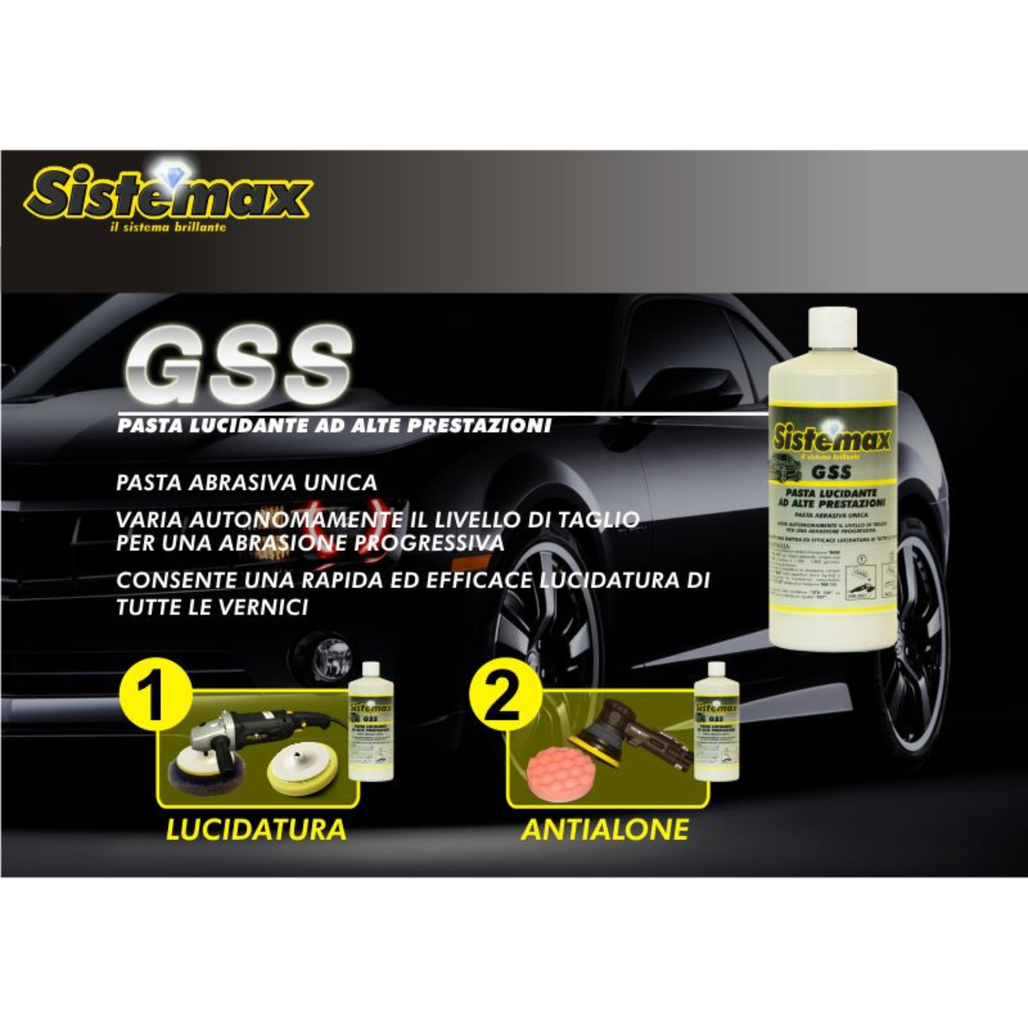 Pasta ad alte prestazione One-Step Sistemax GSS LT.1 - Cod. GSS/1 - immagine 2