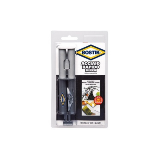Bostik Acciaio Rapido blister siringa 24ml - Cod. 6314638