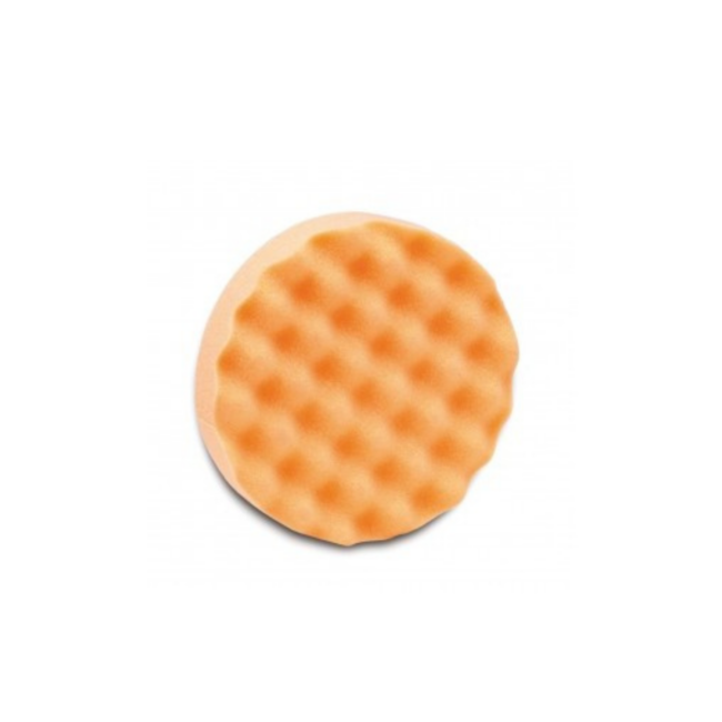 Tampone Lucidatura Waffle Arancio con Velcro 160mm – Cod. TAB160