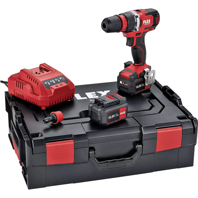 FLEX DD 2G 10.8-EC SET Trapano Avvitatore a Batteria 2 Velocità 10,8V - Cod. FX504890