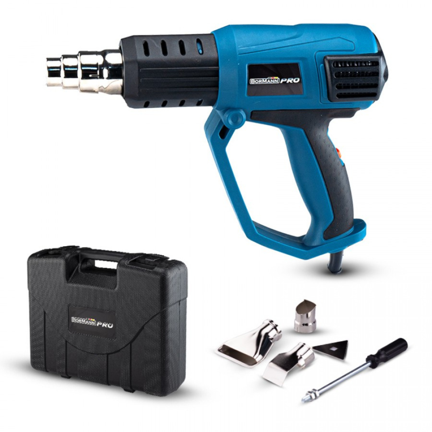 Pistola termica 2000W Bormann Professionale LCD – Cod. BHG3100