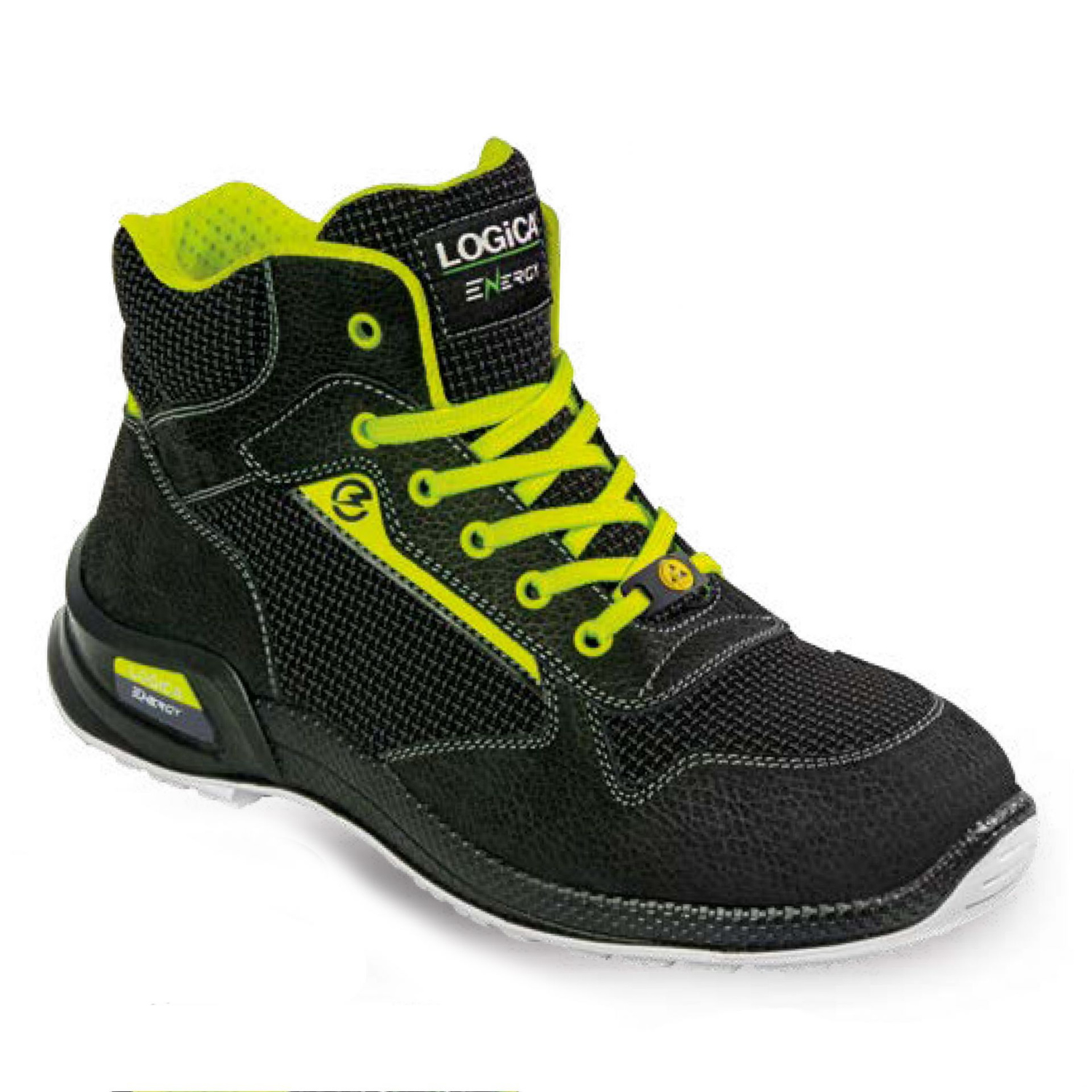 Logica Scarpe Antinfortunistica Alta S3S Linea Energy 2.0 - Cod. LOG/BLACKRIVER2