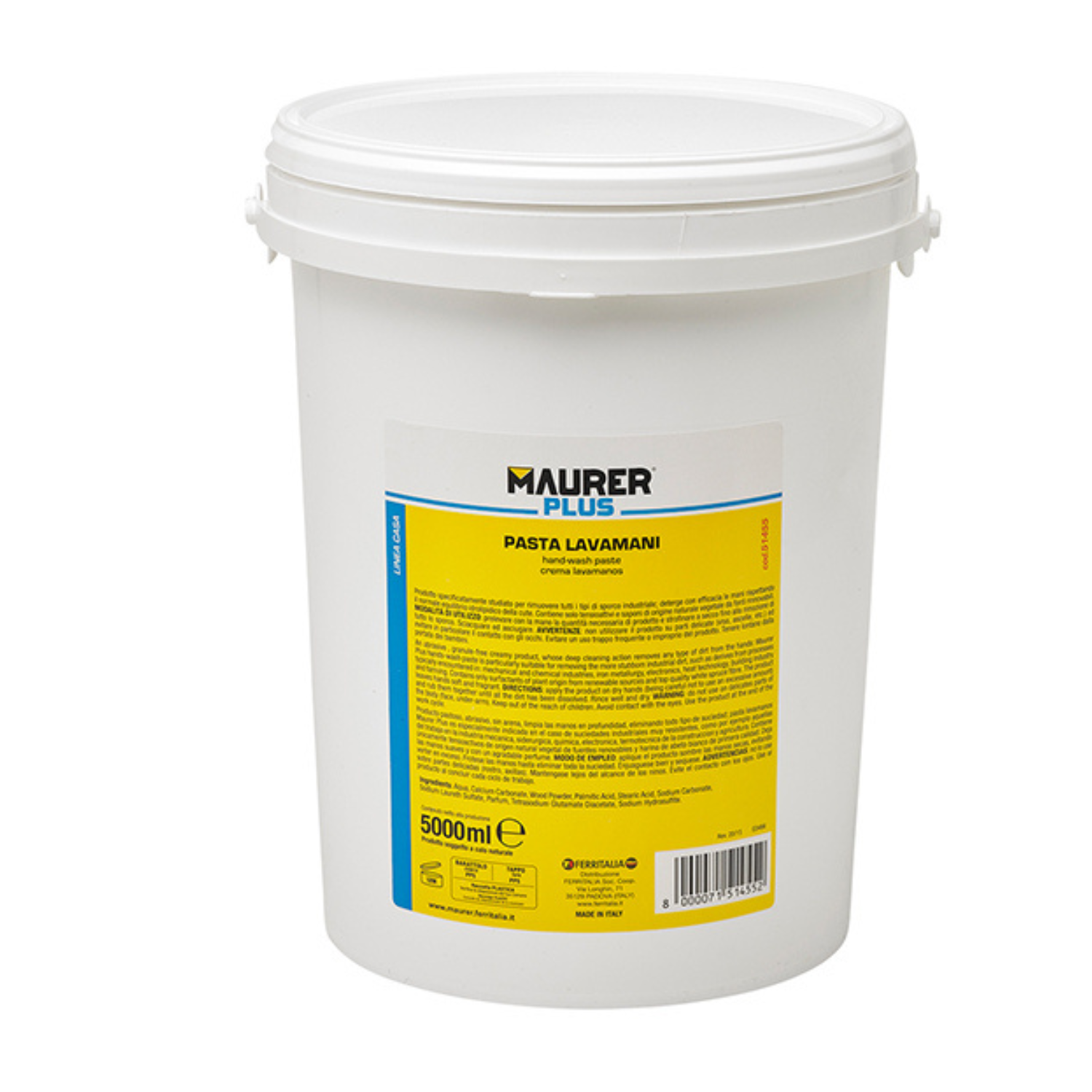 Pasta Lavamani Maurer Plus LT.5 - Cod. 066500