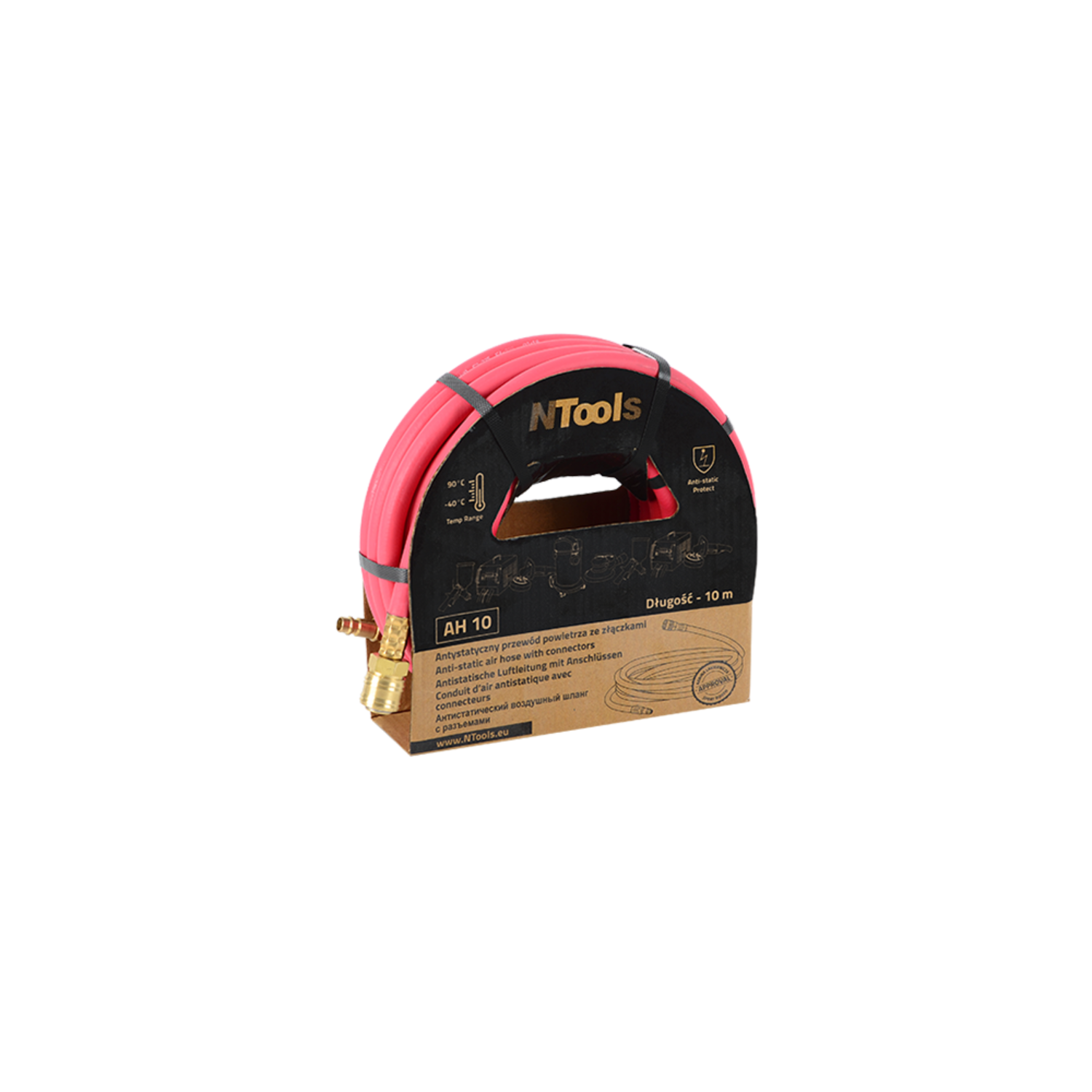 Tubo Antistatico 8x15 con Raccordi MT.10 - Cod. 389033